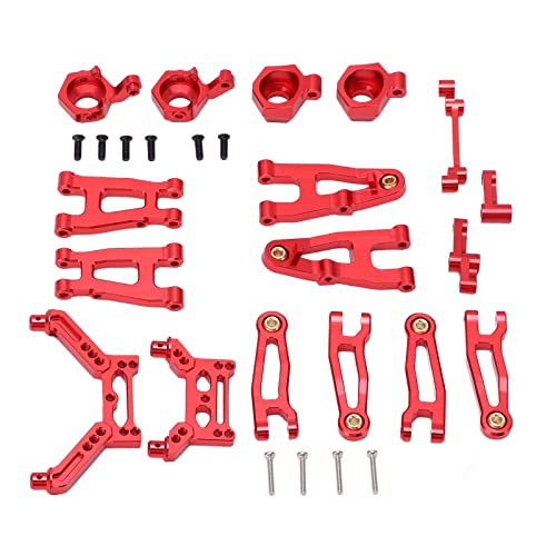 XIASABA RC -Auto -Upgrade Aluminium Ersatz -Kit -Schwung -Arm -Federungs -Lenkbecher für SG1603 SG1604 1/16 Fahrzeugmodell Blau (Rot) von XIASABA