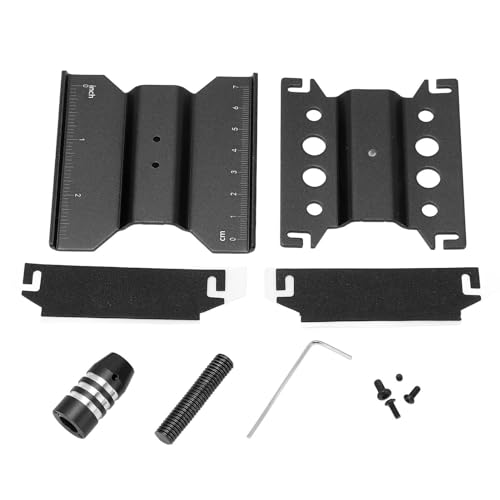 XIASABA RC-Auto-Werkbank, Reparatur-Arbeitsplatz, 360-Grad-Drehung, Aluminiumlegierung, für SCX24 im Maßstab 1/18 bis 1/24 und andere ferngesteuerte Autos in Blauer Farbe (Schwarz) von XIASABA