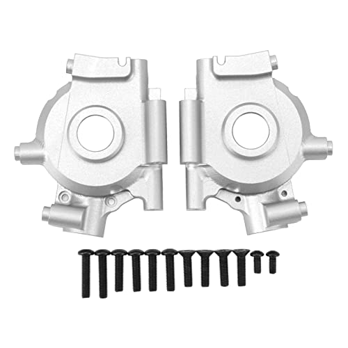 XIASABA RC -Auto vorne Getriebe Aluminiumlegierung Hochfestigkeit Getriebe losi Baja Rey 1/10 (Silber) von XIASABA
