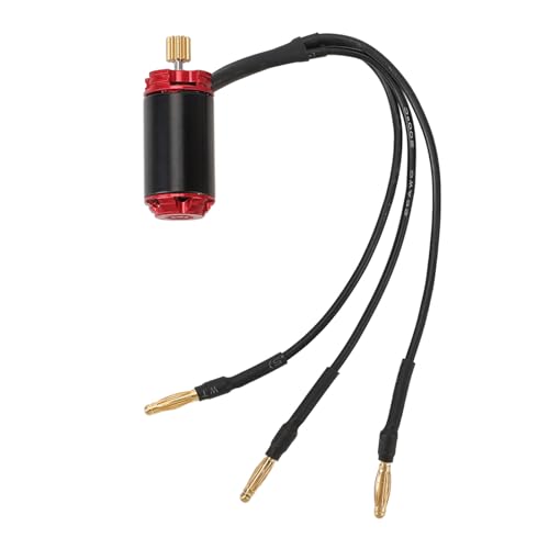 XIASABA RC-Bürstenloser Motor für Axial SCX24 1/24 RC-Auto mit professioneller 4000-kV-Fernbedienung mit geringer Linearität und hoher Torsion (4000kV) von XIASABA