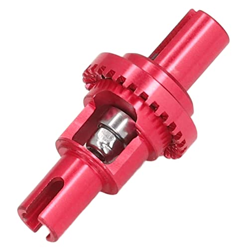 XIASABA RC Car Ball Differential Upgrade Ersatzzubehör für WLTOYS 1/28 K989 K969 K979 für reibungslose Antriebs -Aluminiumlegierung (Rot) von XIASABA