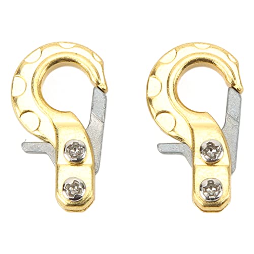 XIASABA RC Crawler Tow Hook Aluminiumlegierung Hochfest Exquisite Look für SCX10 D90 (Gold) von XIASABA