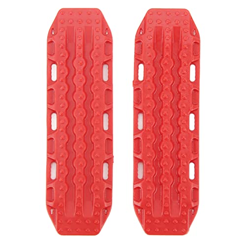 XIASABA RC Escape Board Plastik Sandleiter Non -Slip -Fluchtplattensimulation für 1/18 1/24 Skala RC Car Axial SCX24 (Rot) von XIASABA