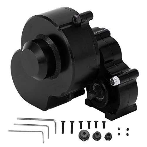 XIASABA RC Getriebe Getriebe mit Motor Getriebe für AXIAL SCX10 1/10 Fernbedienung Auto Schwarz (Schwarz) von XIASABA
