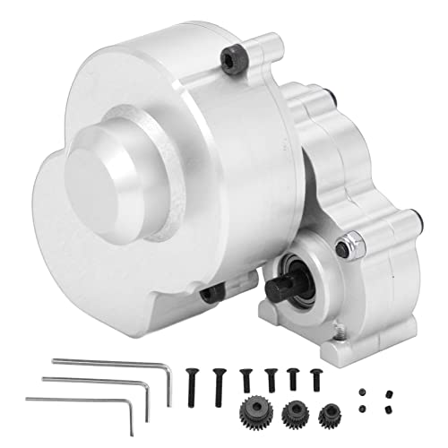 XIASABA RC Getriebe Getriebe mit Motor Getriebe für AXIAL SCX10 1/10 Fernbedienung Auto Schwarz (Silber) von XIASABA