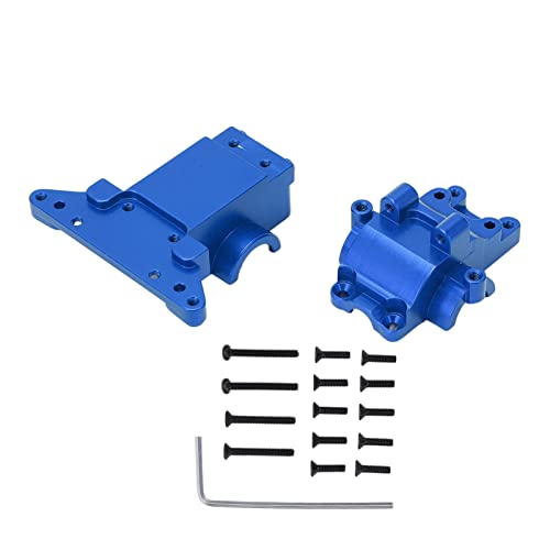 XIASABA RC -Getriebeabdeckung vordere Heck -Aluminium -Legierungs -Upgrade Teil Zahnradkoffer für Latrax Teton 1/18 Crawler Red (Blau) von XIASABA