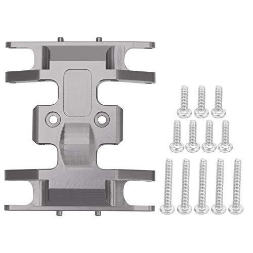 XIASABA RC-Getriebehalterung, Aluminiumlegierung, Box-Chassis, Grundplattenhalter für Axial SCX24 90081 1/24 RC-Auto, Rot (Du färbte) von XIASABA