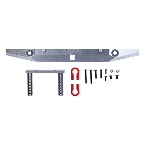 XIASABA RC Heckstoßstange, hochsimulierte Antikollisions-Heckstoßstange aus Aluminiumlegierung für MN999 TRX4 SCX10 90046 90047 AXIAL 103007, Titan (Du färbte) von XIASABA
