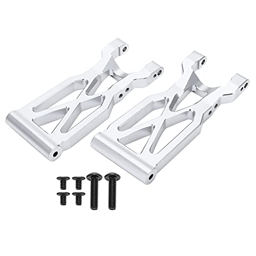 XIASABA RC-Hinterradaufhängungsarm, Aluminiumlegierung, Hinterradschwinge, Upgrade-Teile, Zubehör für Wltoys 104001 1/10 RC-Auto, Gold (Silber) von XIASABA