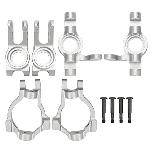 XIASABA RC-Lenkblöcke, Hinterradnabe, Ti-Farbe, RC-Auto-Achsschenkel, Hinterradnabe, C-Nabenträger, Lenkbechernabe aus Aluminiumlegierung für Losi Lasernut U4 1/10 von XIASABA