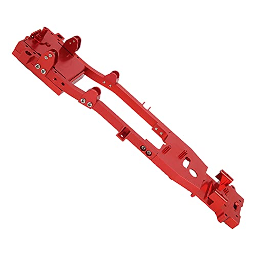 XIASABA RC Metall Chassis Frame DIY -Teil für WPL D12 1/10 RC Modellauto -Upgrade Teile Zubehör rot (Rot) von XIASABA