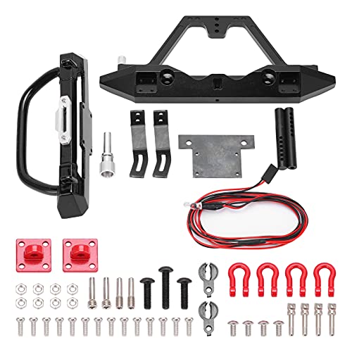 XIASABA RC Metall vorne Heck Stoßfänger für 4 und axial scx10 ideal 1/10 RC Crawler -Upgrade -Teile mit dauerhaften Materialien und einzigartigem Design von XIASABA