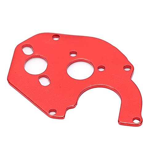 XIASABA RC Metallmotorplatte Getriebehalterung Feste Halterung für Axial SCX24 90081 C10 1/24 RC Auto, Blau (Rot) von XIASABA