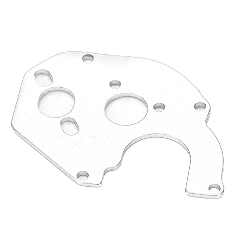 XIASABA RC Metallmotorplatte Getriebehalterung Feste Halterung für Axial SCX24 90081 C10 1/24 RC Auto, Blau (Silber) von XIASABA
