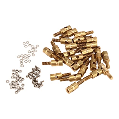 XIASABA RC Modell Pushrod gestänge Stopper 1,5mm Schnitts telle Messing Schnell verstell Stecker Ersatzteil für Schiff RC Flugzeug Hel. icopters von XIASABA