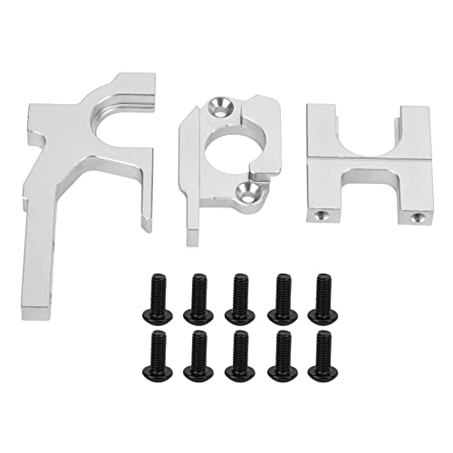 XIASABA RC-Motorhalterung für Wltoys 104001 1/10 RC-Auto, Aluminiumlegierung, RC-Motorhalterung mit Verstellbarer Halterung, Silber (Silber) von XIASABA