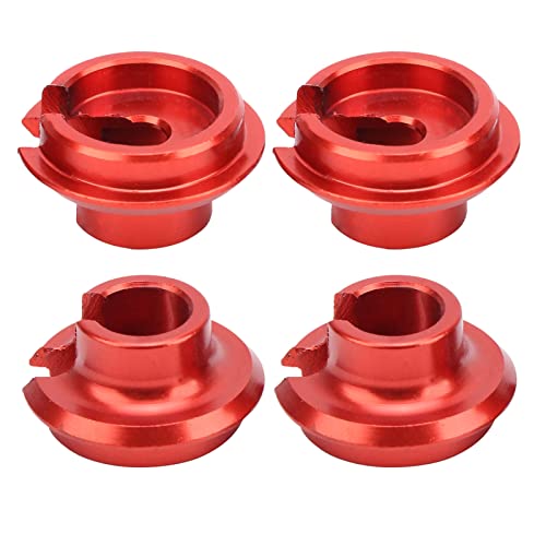 XIASABA RC Stoßdämpferfeder Cup Upgrade Zubehör Passend für HSP RGT Himoto REDCAT 1/10 RC Auto Blau (Rot) von XIASABA