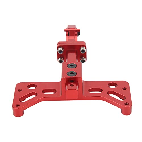 XIASABA RC Trailer Haken Aluminiumlegierung einstellbare leichte Anhänger -Anhänger -Hitch -Halterung für SCX6 1/6 Red Fernbedienungssteuer -Accessoire -Upgrade -Fahrzeugtraktion (Rot) von XIASABA