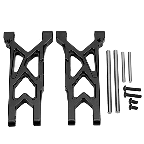 XIASABA RC vordere untere Suspensionsarme Kit 1/10 RC Front Unterschwung Arm für Arrma Typhon Big Rock Senton Green (Schwarz) von XIASABA
