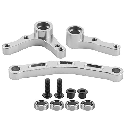 XIASABA Rc Steering Servo Saver Complete Set for REDCAT 1/10 XTE Remote Control Car Easy Installation Silver (Silber) von XIASABA