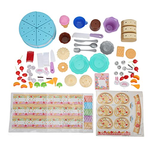 XIASABA Schneiden Geburtstagstorte Spielzeug DIY Loch Design Plastik Bildung Interessantes Geruchsloser wiederverwendbares Lebensmittelspielzeug ideal für Kinder über DREI Jahren XIASABA Schneiden Geburtstagstorte Spielzeug DIY Loch Design Plastik Bildung Interessantes Geruchsloser wiederverwendbares Lebensmittelspielzeug ideal für Kinder über DREI Jahren von XIASABA