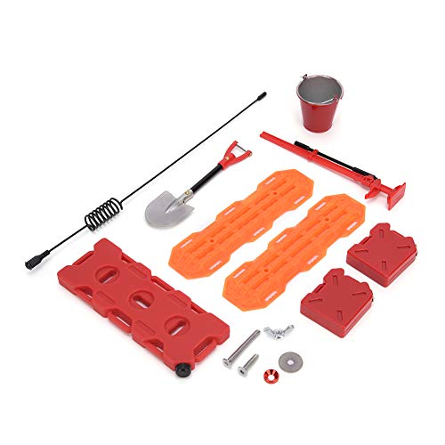 XIASABA Simulation Schaufel Ölkanne Rack Decortion Zubehör Set Fit für Hsp 1/10 RC Auto von XIASABA