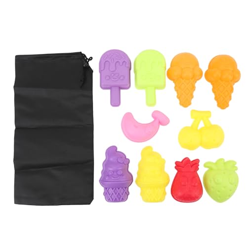 XIASABA Strandspielzeug-Set, süßer bunter Sand für Kinder, Kleinkinder, Jungen und Mädchen, tragbare Tasche von XIASABA