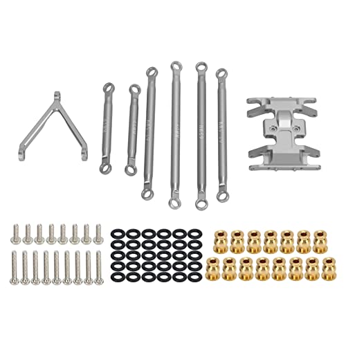 XIASABA -Upgrade Aluminium -Link für axiale SCX24 1/24 RC -Auto Farbe Anti -Proof -Aufhängung mit Legierungsrangstangenkit für eine verbesserte Leistung (Du färbte) von XIASABA