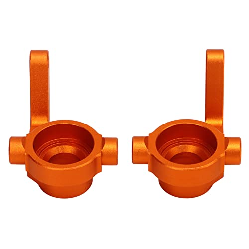 XIASABA -Upgrade Aluminiumlegierung RC -Lenkblockblöcke für ZD Racing DBX 10 1/10 Off -Straßenfahrzeug Reduzieren Sie das Vibrationslenkungssystem Verbesserung der Kontrolle und (Orange) von XIASABA