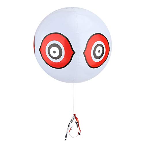 XIASABA Vogelabweisender Ballon-Terror, aufblasbarer Vogelschreck-Ballon, Vogel-Raubtier-Ballon, Specht-Ballon (Weiß) von XIASABA