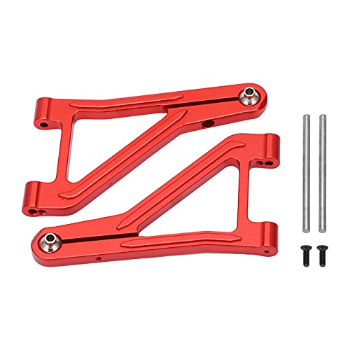 XIASABA vorderer oberer Schwung Arm Aluminiumlegierung RC -Zubehör für 1/7 Fernbedienungsauto 2 PCs Starke robuste hohe Zugfestigkeit rot (Rot) von XIASABA
