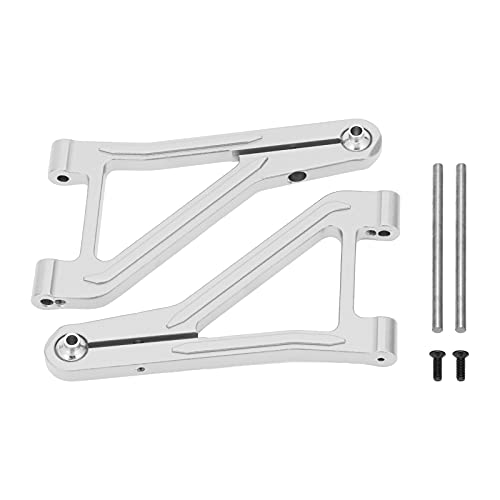 XIASABA vorderer oberer Schwung Arm Aluminiumlegierung RC -Zubehör für 1/7 Fernbedienungsauto 2 PCs Starke robuste hohe Zugfestigkeit rot (Silber) von XIASABA