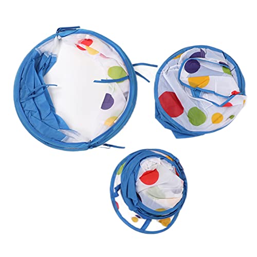 Xiasaba Kinder Spielen Zelte Pop -up -Kleinkinder Spielhäuser mit Crawl -Tunneln Basketball -Hoops für den Gebrauch im Innenbereich im Freien von XIASABA