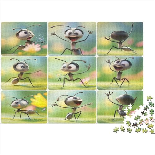 Ameisen 1000 Teile Puzzle, Puzzles Für Erwachsene, 1000 Teile Puzzlespiel Für Jugendliche & Erwachsene Puzzlespiel Puzzel 1000pcs (75x50cm) von XIAXIAJIA