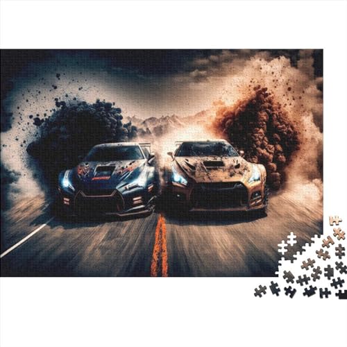 Puzzles for Adults, 1000 Puzzles Cool Sports Car Puzzle for Adults Funny Puzzle Games Wooden Puzzle75 x 50 cm von XIAXIAJIA