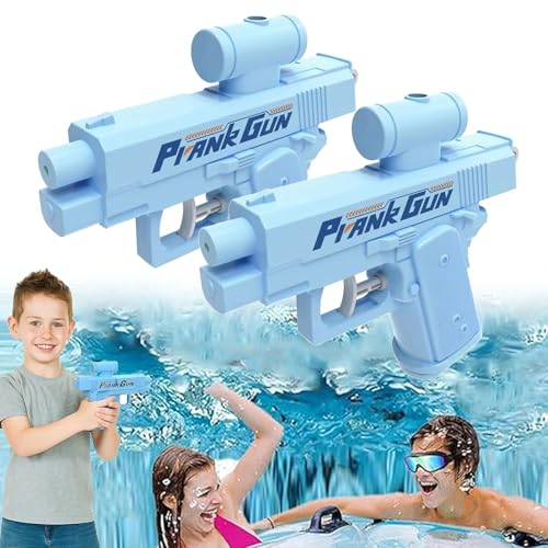 Prank Water Gun, Prank Squirt Gun, Prank Two-Way Squirt Gun - Shoots Back at User! Hilarious Novelty Toy for Parties & Summer Fun (Blue-2PCS) von XIBHDN