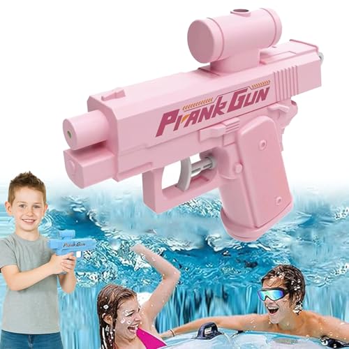 Prank Water Gun, Prank Squirt Gun, Prank Two-Way Squirt Gun - Shoots Back at User! Hilarious Novelty Toy for Parties & Summer Fun (Pink-1PCS) von XIBHDN