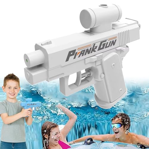 Prank Water Gun, Prank Squirt Gun, Prank Two-Way Squirt Gun - Shoots Back at User! Hilarious Novelty Toy for Parties & Summer Fun (White-1PCS) von XIBHDN