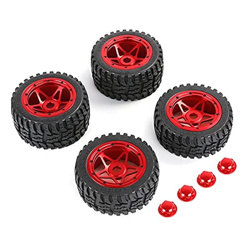 XIDIT Offroad vorne und hinten mit Rad-Set von 1/5 Rovan Km Baja 5B für Baja 5B Rc Auto-Spielzeugteile, Rot von XIDIT