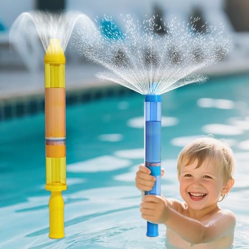 Feuerwerks-Wasserpistole, Water Soaker, Romantisches Wassersprühspielzeug im Feuerwerksstil, Hochdruck-Wasserpistole, ideal für Baden, für den Pool(Yellow) von XIEHUANGJIYI