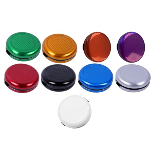 Münz-Organizer, tragbarer Mini-Münzspender-Koffer mit Spiegel, Hartschalenkoffer, kleiner Geldsortierer, Münzhalter für Sammler, platzsparender Taschen-Münzaufbewahrungs-Organizer(A sets) von XIEHUANGJIYI