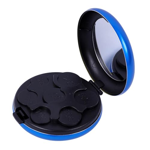 XIEHUANGJIYI Münz-Organizer, tragbarer Mini-Münzspender-Koffer mit Spiegel, Hartschalenkoffer, Kleiner Geldsortierer, Münzhalter für Sammler, platzsparender Taschen-Münzaufbewahrungs-Organizer(Blue) XIEHUANGJIYI Münz-Organizer, tragbarer Mini-Münzspender-Koffer mit Spiegel, Hartschalenkoffer, Kleiner Geldsortierer, Münzhalter für Sammler, platzsparender Taschen-Münzaufbewahrungs-Organizer(Blue) von XIEHUANGJIYI