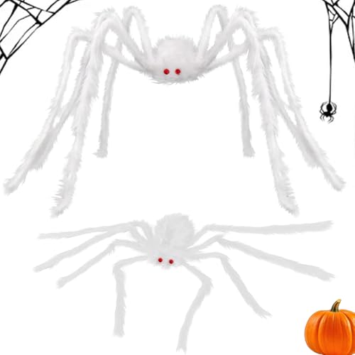 XIEXIESHER 2pcs Halloween Spinnen, 75cm+90cm Riesenspinne, Halloween Deko Outdoor, Geeignet für Partydekoration, Gruselige Spukhaus Requisiten, Mottoparty XIEXIESHER 2pcs Halloween Spinnen, 75cm+90cm Riesenspinne, Halloween Deko Outdoor, Geeignet für Partydekoration, Gruselige Spukhaus Requisiten, Mottoparty von XIEXIESHER