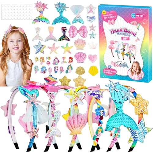 XIEXIESHER Haarreifen Bastelset Kinder, 6 Stück Meerjungfrau DIY Haarreifen Mädchen, Basteln Mädchen Einschulung Mädchen Geschenk, Ostergeschenk Mädchen Geschenk 4 5 6 7 8 9 10 Jahre Mädchen XIEXIESHER Haarreifen Bastelset Kinder, 6 Stück Meerjungfrau DIY Haarreifen Mädchen, Basteln Mädchen Einschulung Mädchen Geschenk, Ostergeschenk Mädchen Geschenk 4 5 6 7 8 9 10 Jahre Mädchen von XIEXIESHER