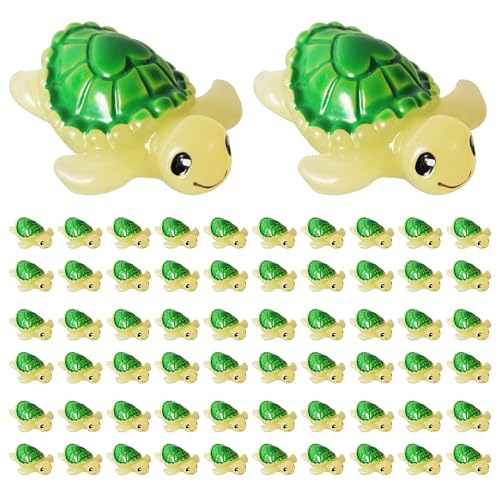 XIHIRCD 60stk Mini-Harzschildkröten, Grün Kleine Schildkrötenfiguren Miniaturschildkröte Kleine Meerestierspielzeuge zum Basteln Puppenhaus Landschaft Streichspiel Zuhause Aquarium Gartendekoration XIHIRCD 60stk Mini-Harzschildkröten, Grün Kleine Schildkrötenfiguren Miniaturschildkröte Kleine Meerestierspielzeuge zum Basteln Puppenhaus Landschaft Streichspiel Zuhause Aquarium Gartendekoration von XIHIRCD