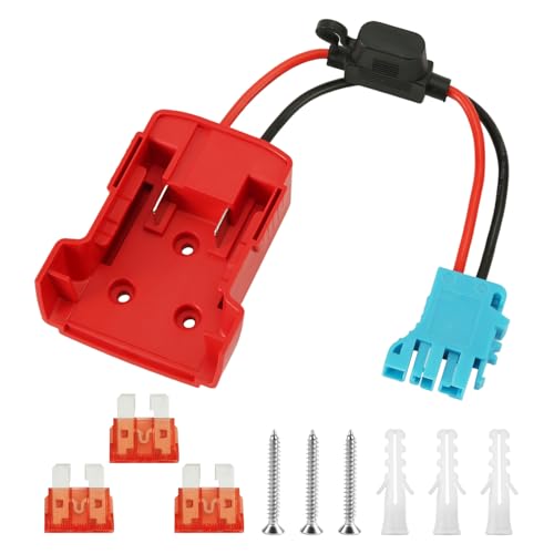 Kabelbaum-Stecker, Werkzeugakku-Adapter für Power Wheels mit Sicherungen, Schraube, Gummistopfen Ersatz-Kabelbaum-Kit Kompatibel mit Peg-Perego Kabelbaum-Stecker, Werkzeugakku-Adapter für Power Wheels mit Sicherungen, Schraube, Gummistopfen Ersatz-Kabelbaum-Kit Kompatibel mit Peg-Perego von XIHIRCD