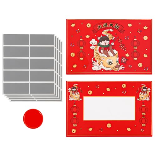 50 Stück Chinesische Neujahrs Rubbelkarten, 2024 Drachenjahr Rubbelkartenspiel Glücks Rubbelkarten Lustige Aktivität für Frühlingsfest Mond Chinesisches Neujahr, mit 1 Rubbelmünze 50 Stück Chinesische Neujahrs Rubbelkarten, 2024 Drachenjahr Rubbelkartenspiel Glücks Rubbelkarten Lustige Aktivität für Frühlingsfest Mond Chinesisches Neujahr, mit 1 Rubbelmünze von XIHIRCD