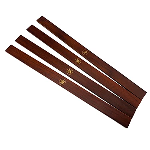 XII WY Set aus 4 Mahjong-Fliesenschiebern, Holz-Mahjong-Fliesenschieber zum Spielen von Mahjong XII WY Set aus 4 Mahjong-Fliesenschiebern, Holz-Mahjong-Fliesenschieber zum Spielen von Mahjong von XII WANG YE