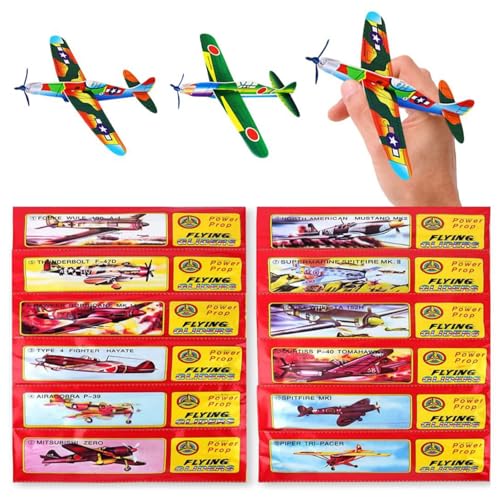 XIKTTK Gleitflugzeuge Styroporflieger Kinder, Wurfgleiter, Styropor Flugzeuge Für Kinder, Flugzeug Spielzeug Styroporflieger, Flieger Styropor, Flieger, 12 Stück XIKTTK Gleitflugzeuge Styroporflieger Kinder, Wurfgleiter, Styropor Flugzeuge Für Kinder, Flugzeug Spielzeug Styroporflieger, Flieger Styropor, Flieger, 12 Stück von XIKTTK