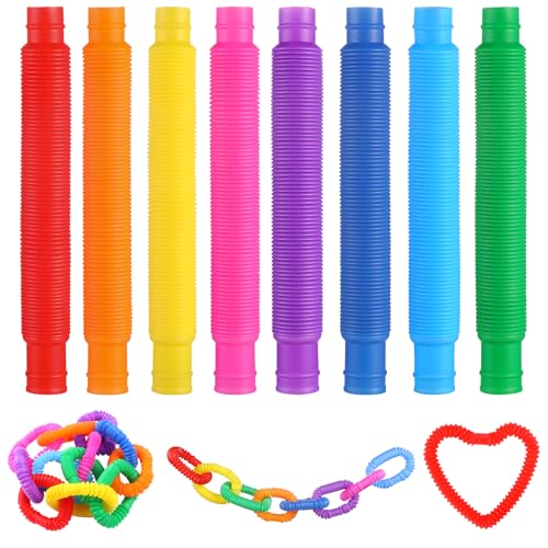 XOYTN 16 x Pop-Röhren, sensorisches Fidget-Spielzeug von XIMISHOP